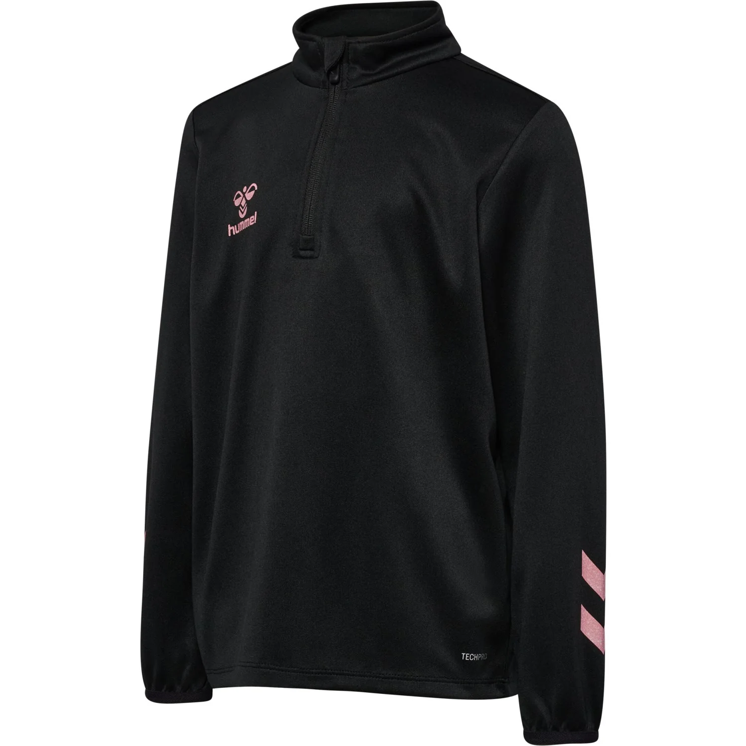 Hummel Black/Bridal Rose Shimmer Half Zip Kids - Image 4