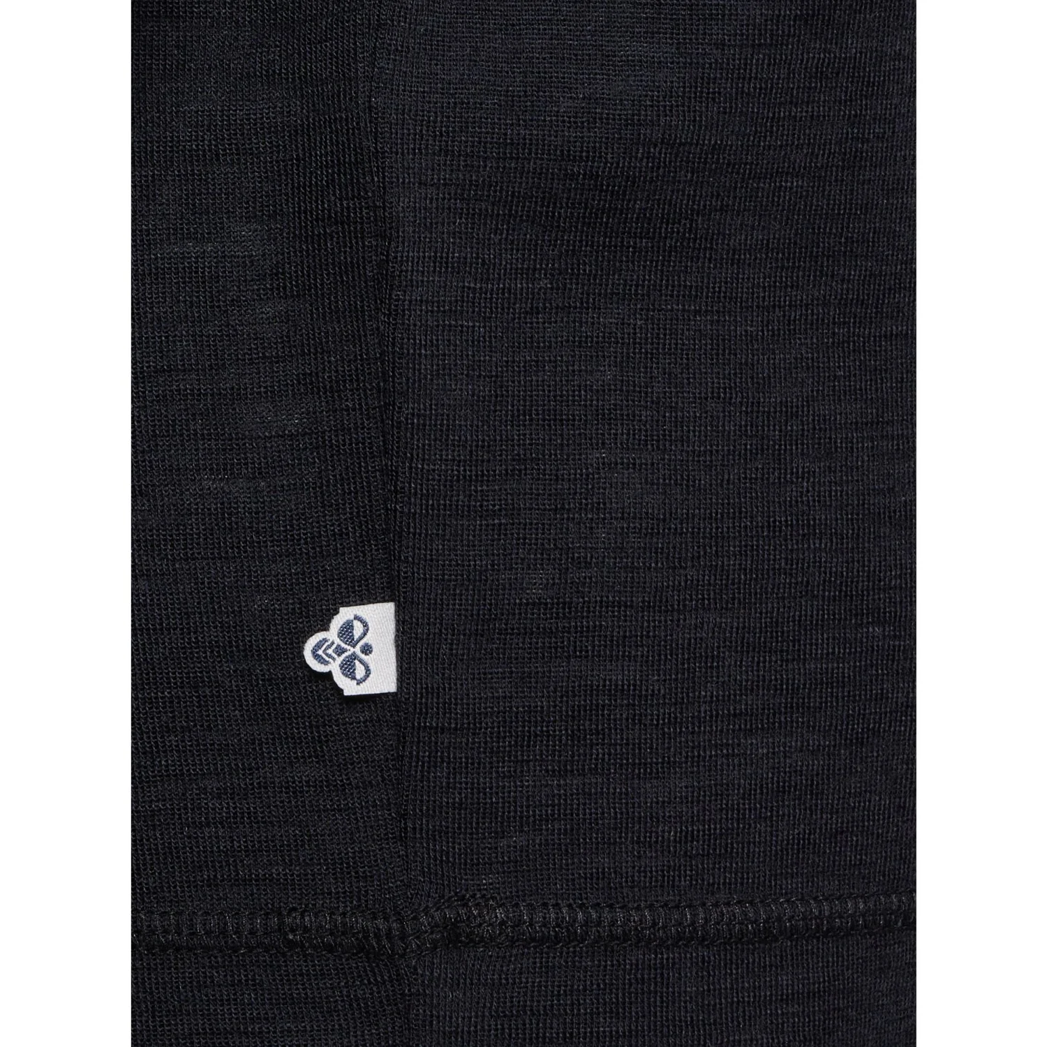 Hummel Black Jr Wool Rib T-Shirt L/S - Image 2