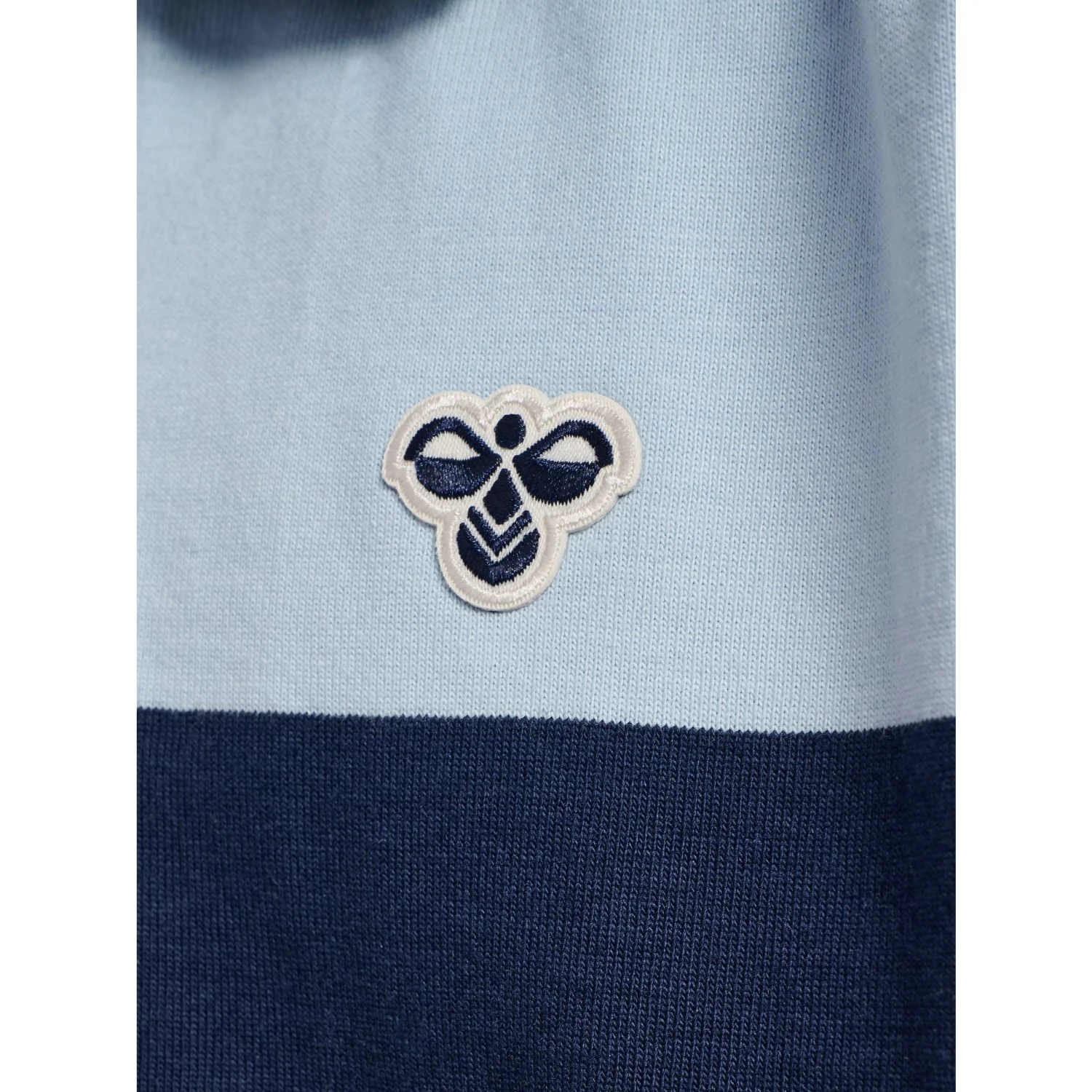Hummel Dress Blues Jr Loose Striped Polo S/S Bee - Image 2