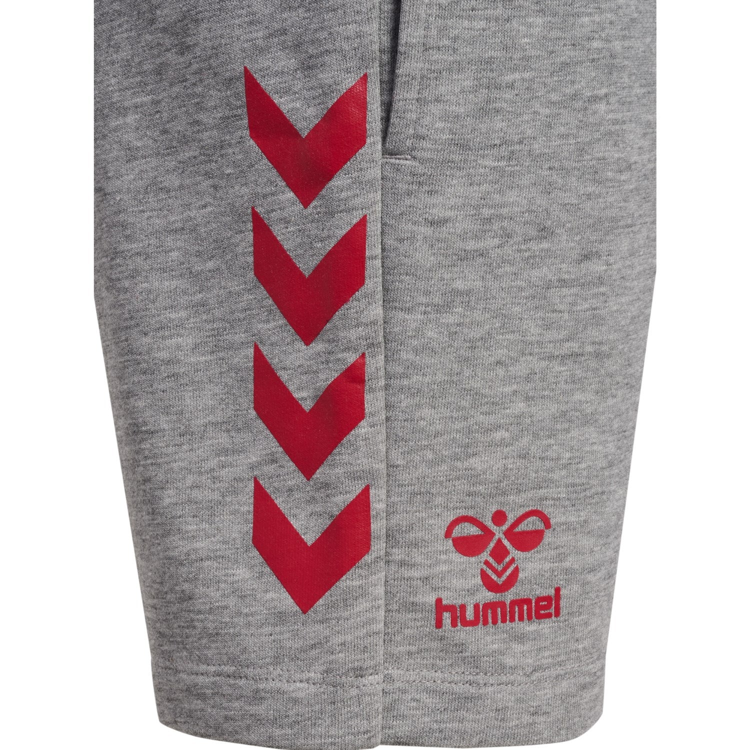Hummel Grey Melange Jr Reg Dbu Shorts - Image 5