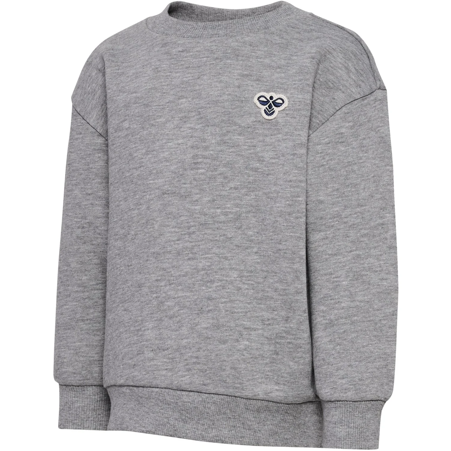 Hummel Grey Melange Mini Loose Crewneck Bee - Image 3