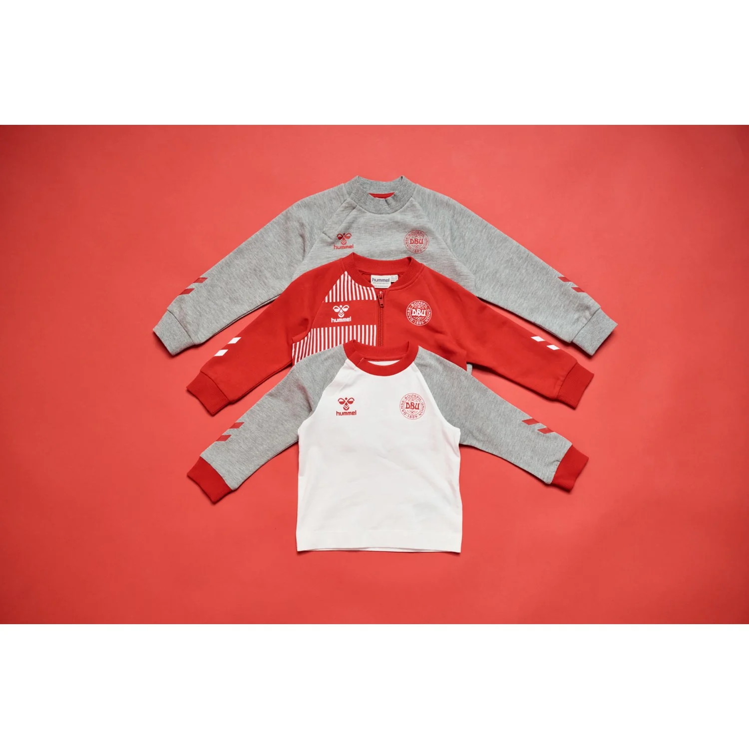 Hummel Grey Melange Mini Reg Dbu Crewneck - Image 3