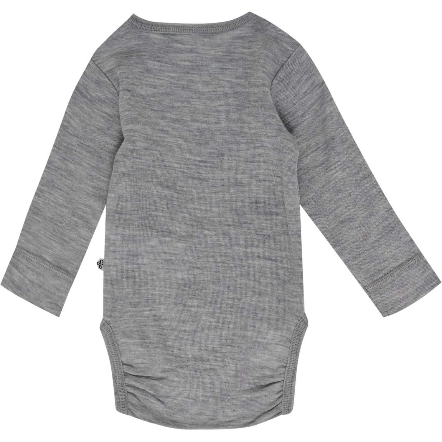 Hummel Grey Melange Mini Wool Rib Body L/S - Image 3