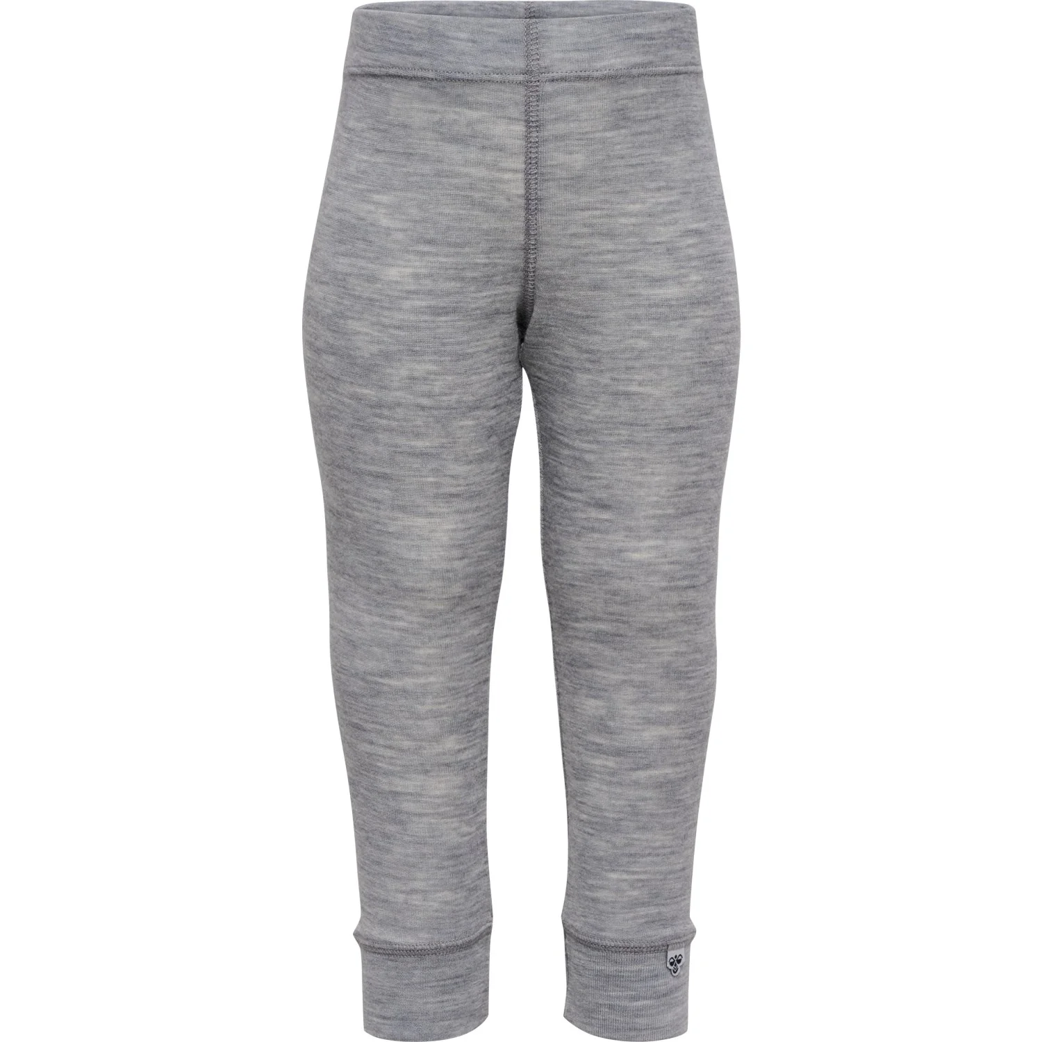 Hummel Grey Melange Mini Wool Rib Tights