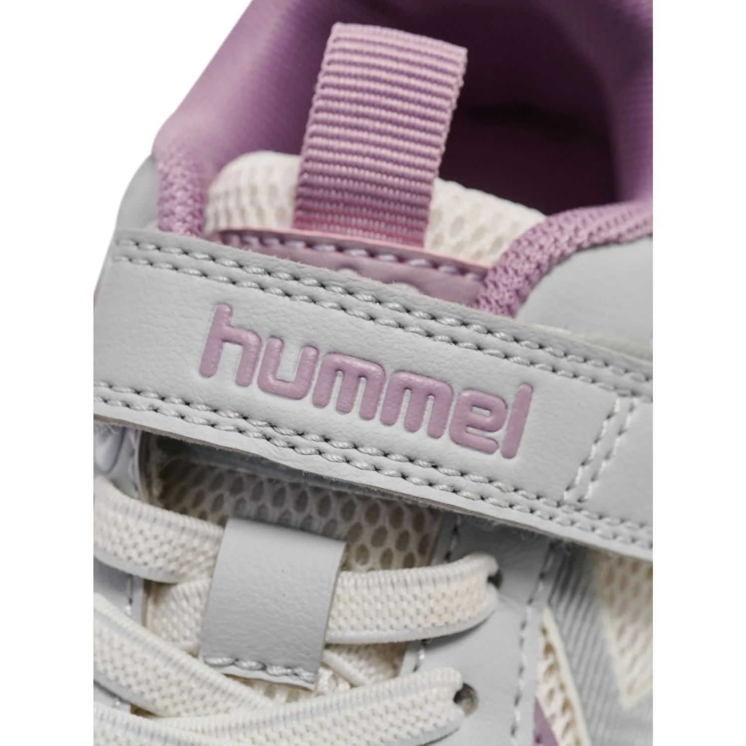 Hummel Marshmallow/Silver Effort One Infant Sneakers - Image 4