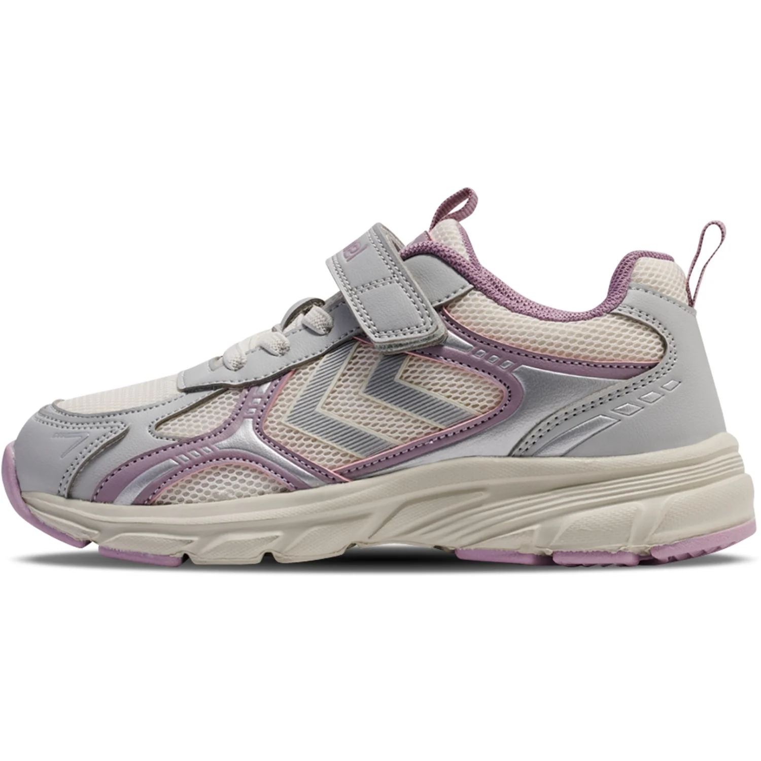 Hummel Marshmallow/Silver Effort One Vc Jr Sneakers