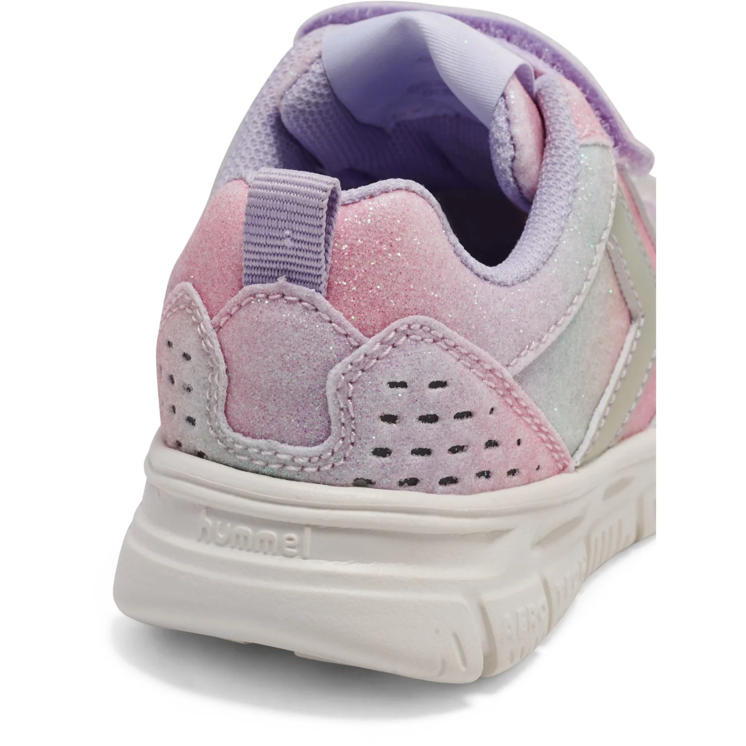 Hummel Multi Color Pink Crosslite Glitter Infant Sneakers - Image 3