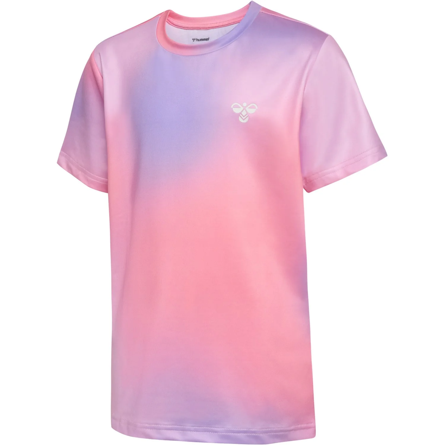 Hummel Shell Pink Jr Gradient Gym T-Shirt S/S - Image 3