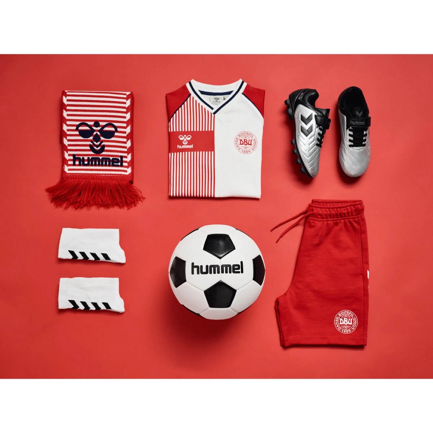 Hummel Tango Red Jr Reg Dbu Stripy T-Shirt S/S - Image 6