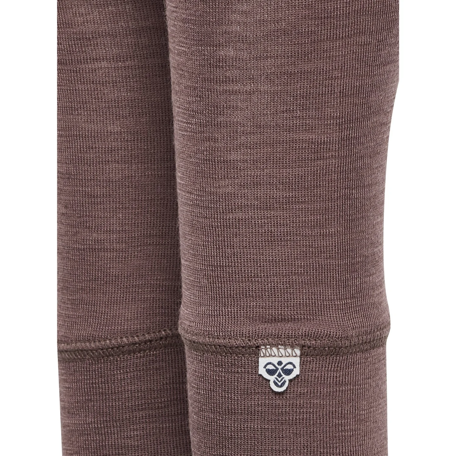 Hummel Twilight Mauve Mini Wool Rib Tights - Image 2