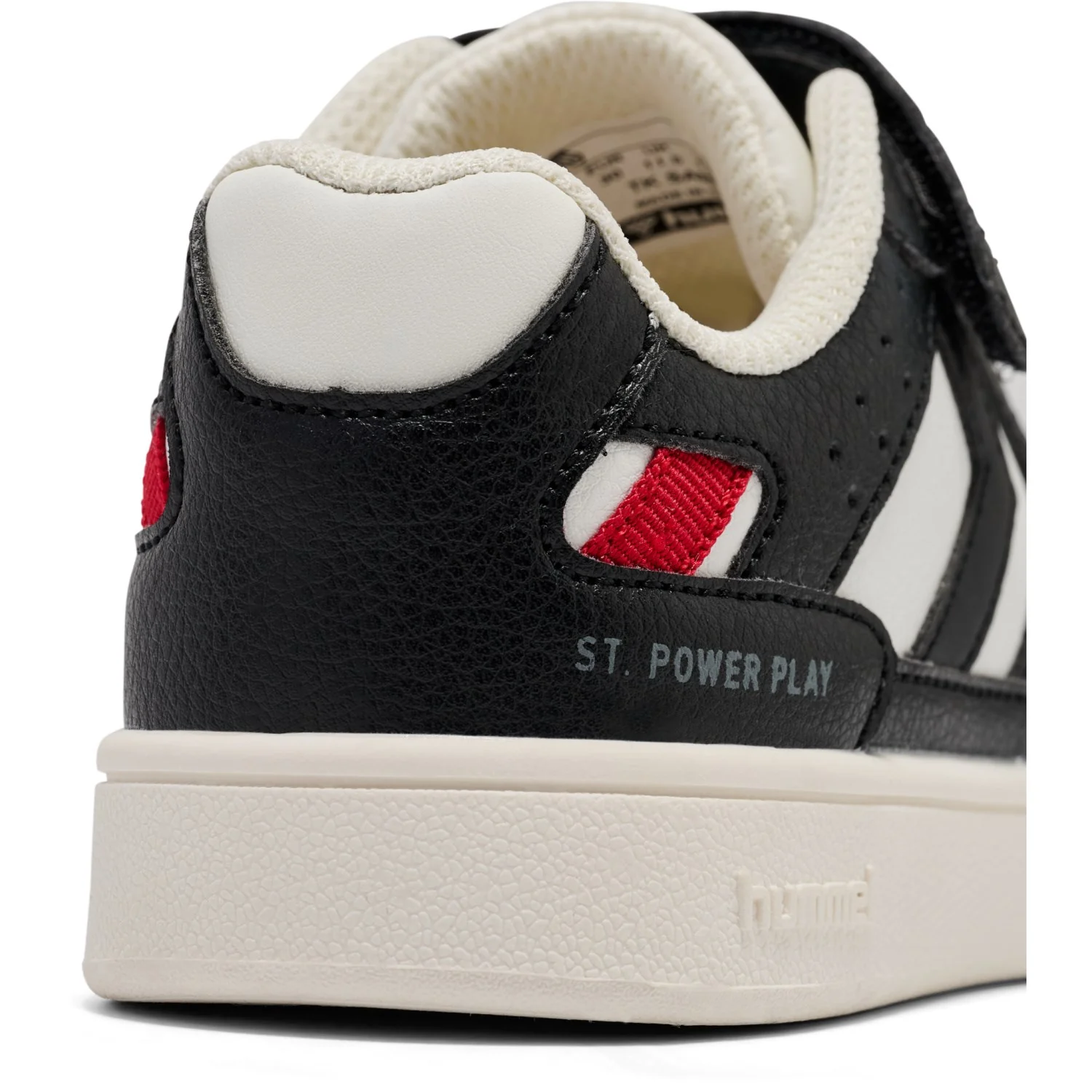 Hummel White/Black St Power Play Jr Sneakers - Image 3