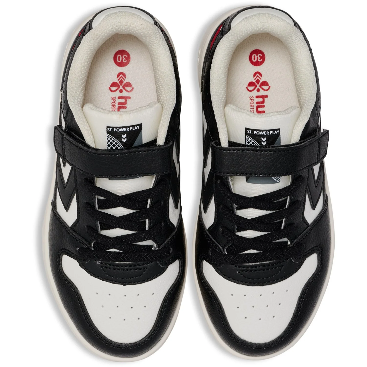 Hummel White/Black St Power Play Jr Sneakers - Image 5