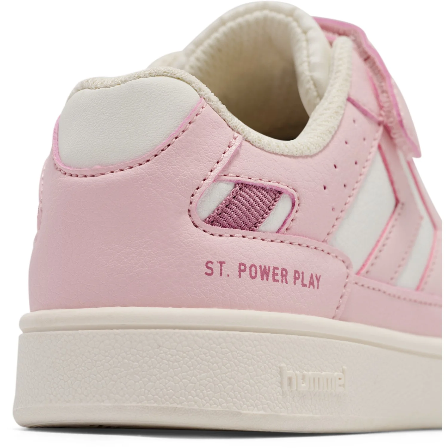 Hummel White/Pale Lilac St Power Play Jr Sneakers - Image 3