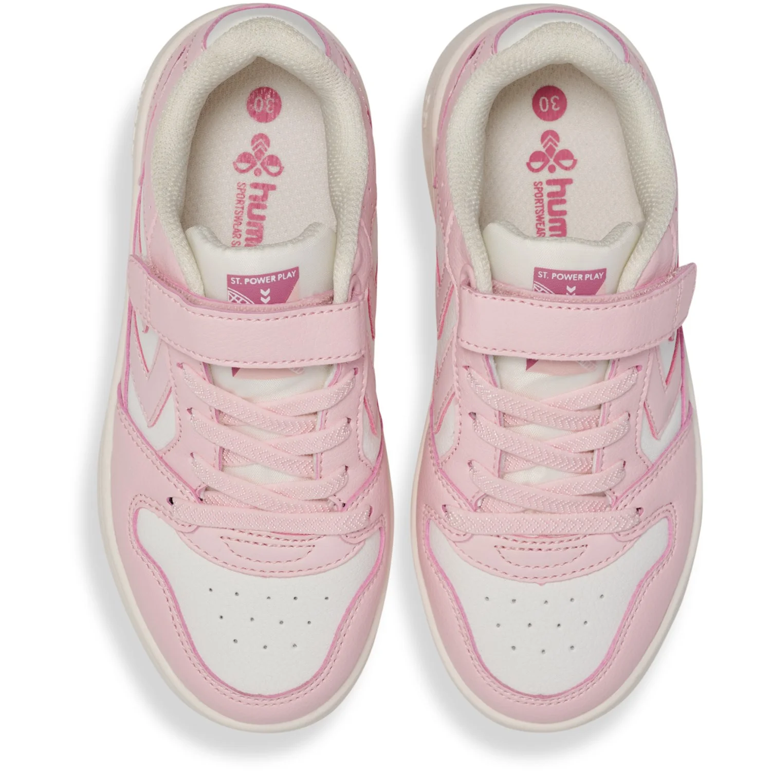 Hummel White/Pale Lilac St Power Play Jr Sneakers - Image 5