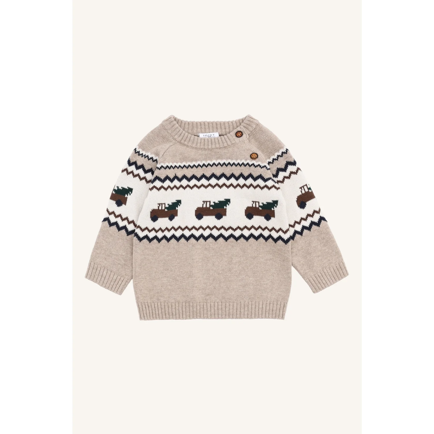 Hust & Claire Beige Melange Perry Truck - Image 4