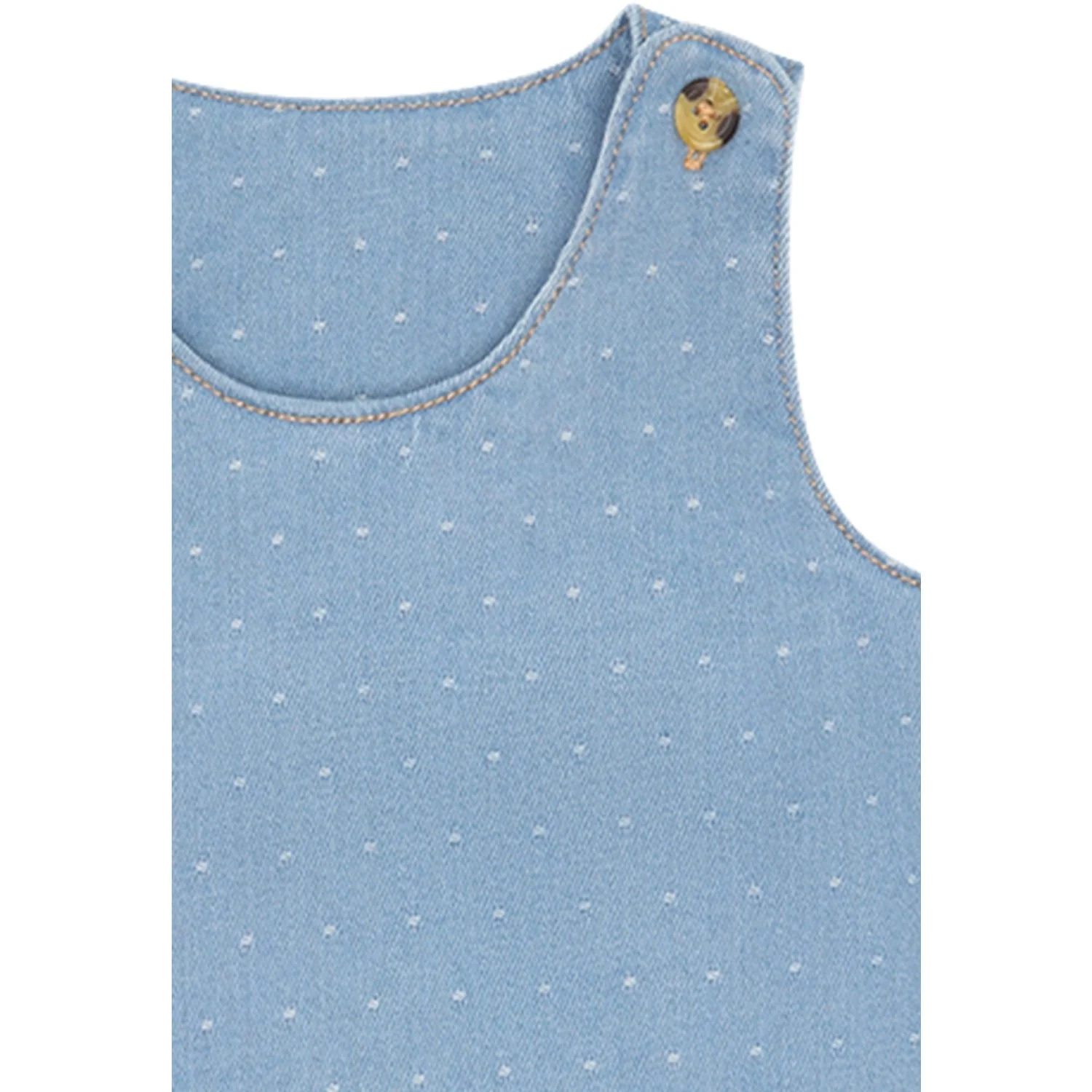 Hust & Claire Blue Denim Kis Dotty - Image 2