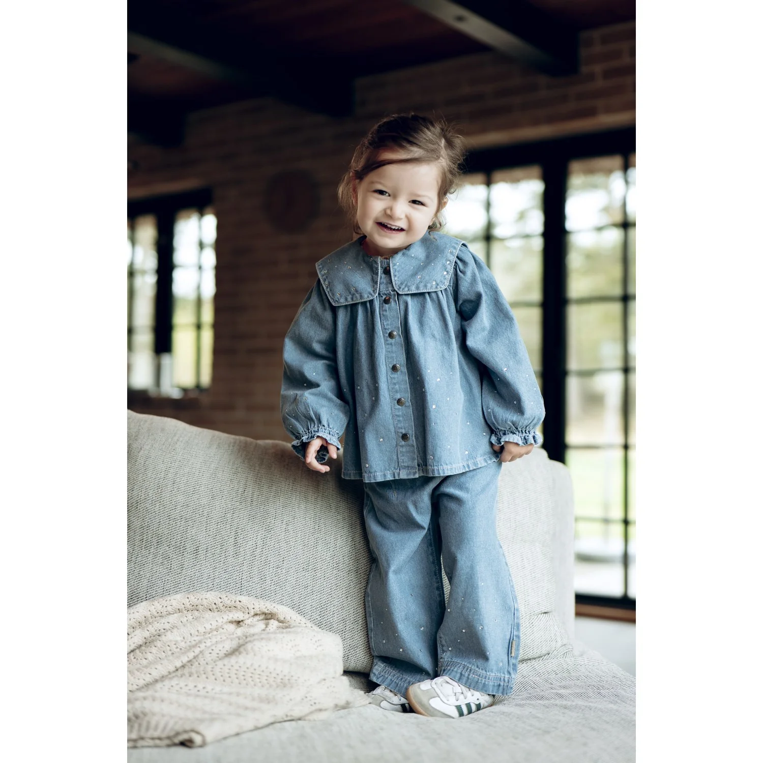 Hust & Claire Blue Denim Theresa Denim W.Studs - Image 2