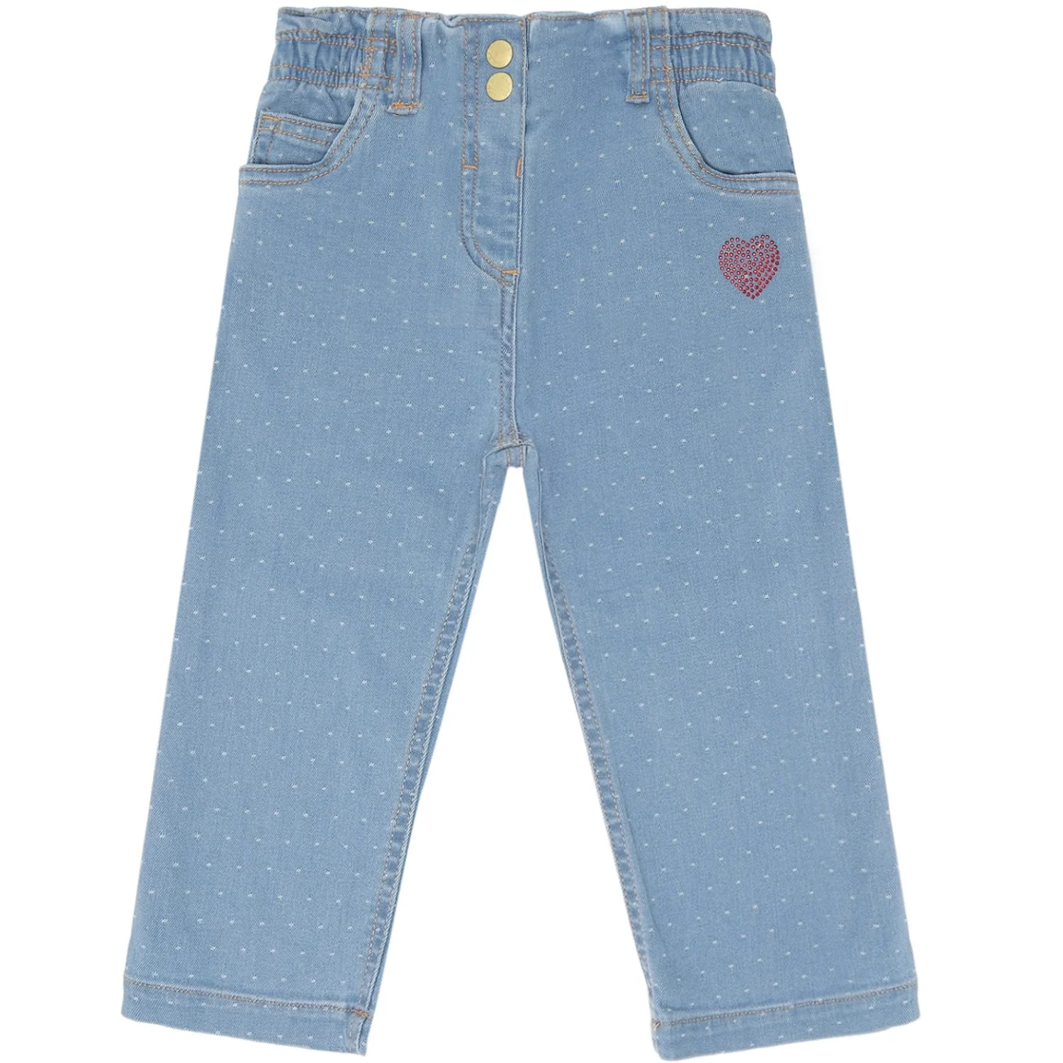 Hust & Claire Blue Denim Theresa Dotty Denim