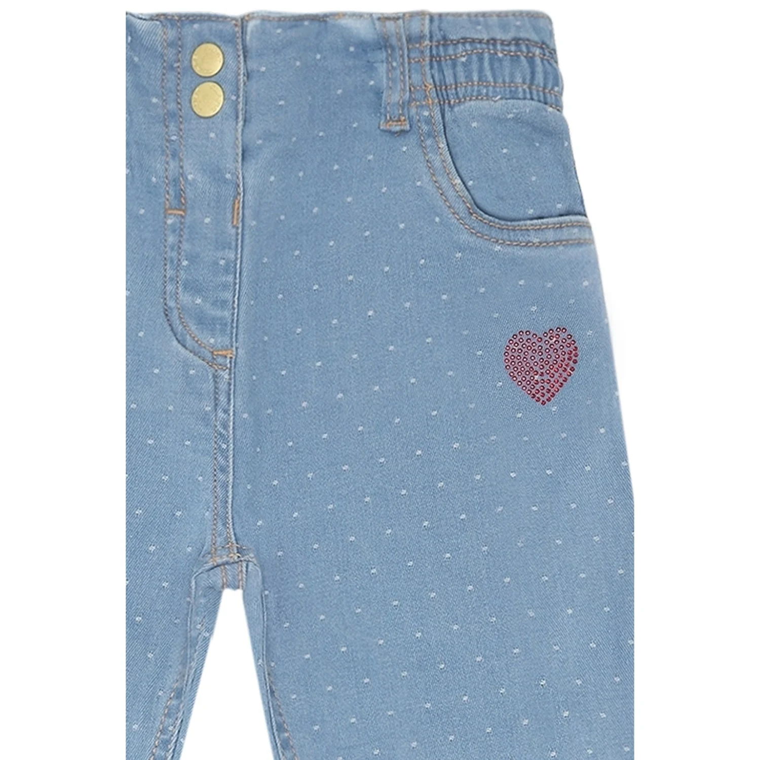 Hust & Claire Blue Denim Theresa Dotty Denim - Image 2