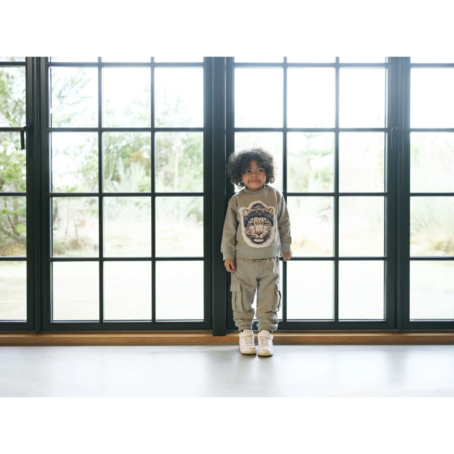 Hust & Claire Tile Grey Melange Sejer Snow Leopard - Image 5