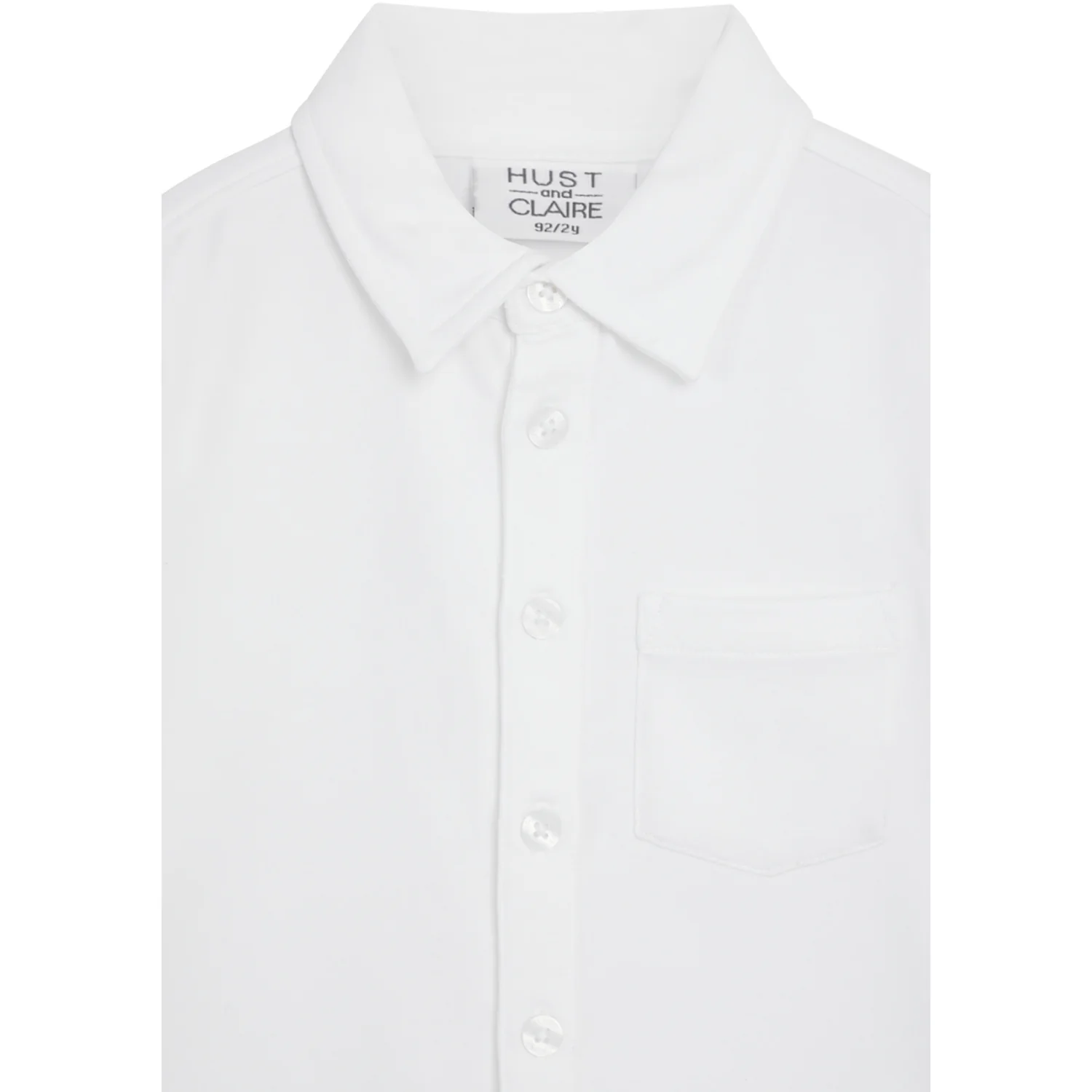 Hust & Claire White Shirt Ravn Solid - Image 4
