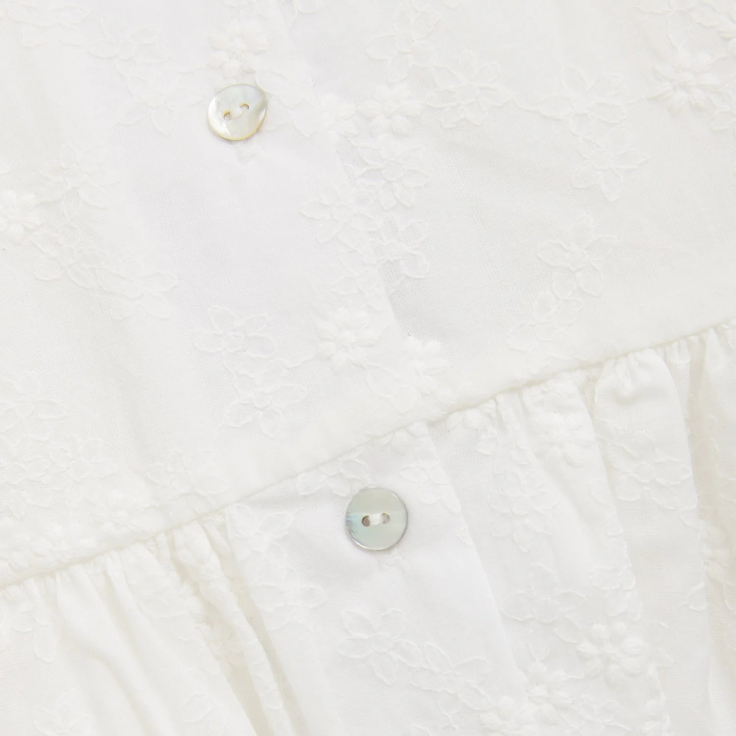 Huttelihut Antique White Dress Ss Embroidery - Image 5