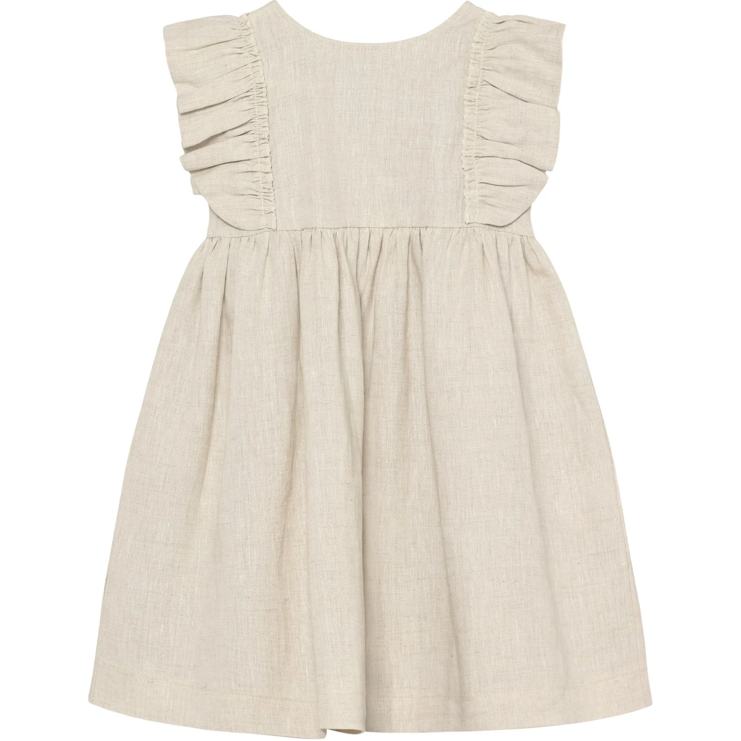 Huttelihut Antique White Dress Ss Linen - Image 3