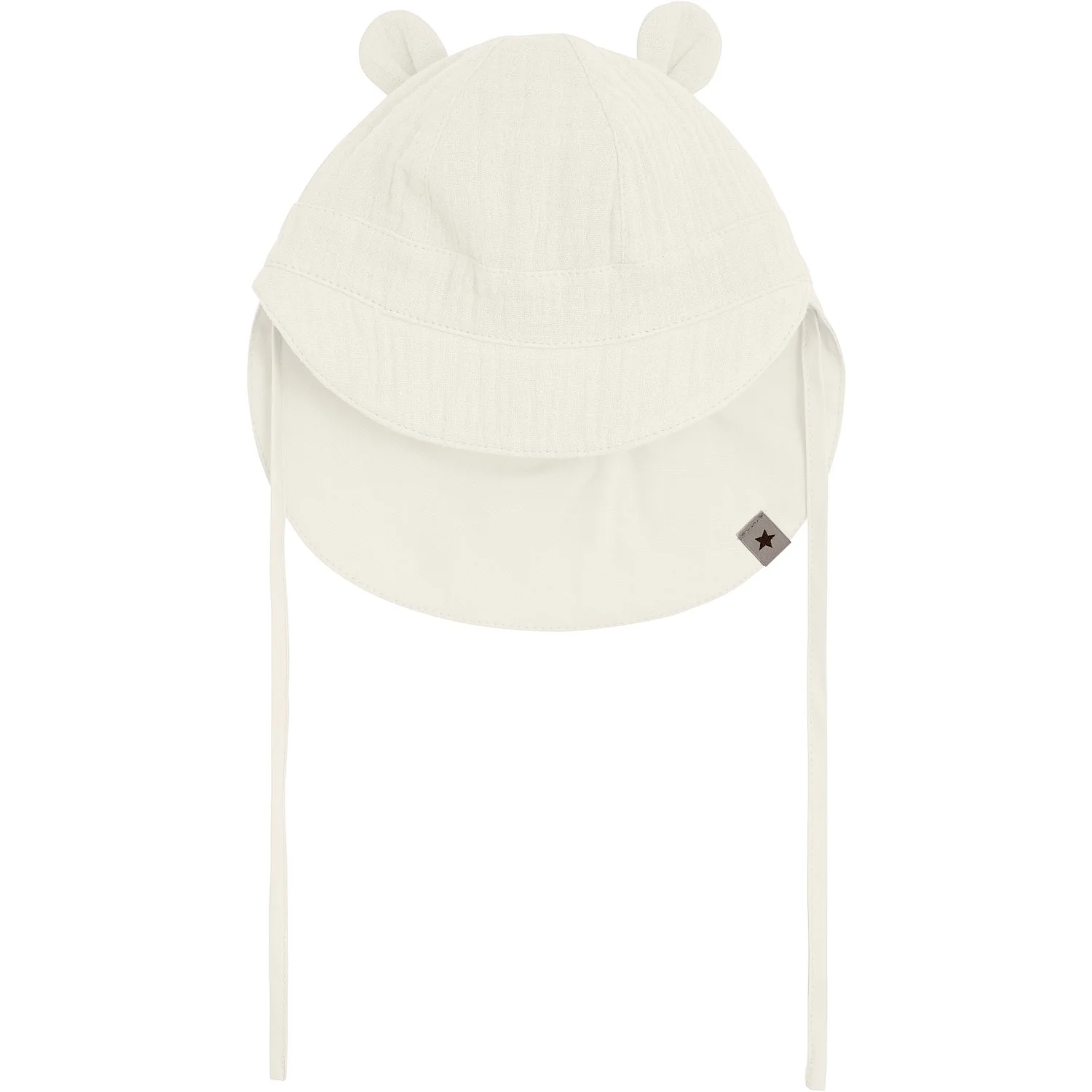 Huttelihut Antique White Summer Hat Ears Muslin - Image 3