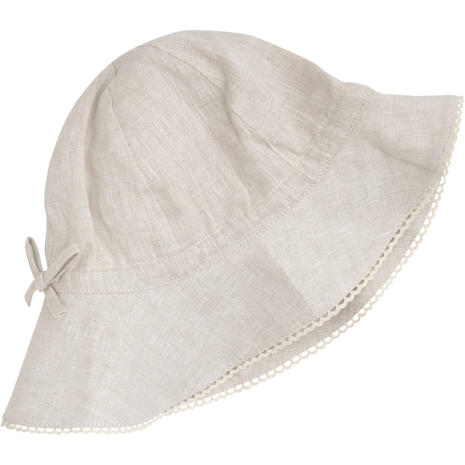 Huttelihut Antique White Summer Hat Linen