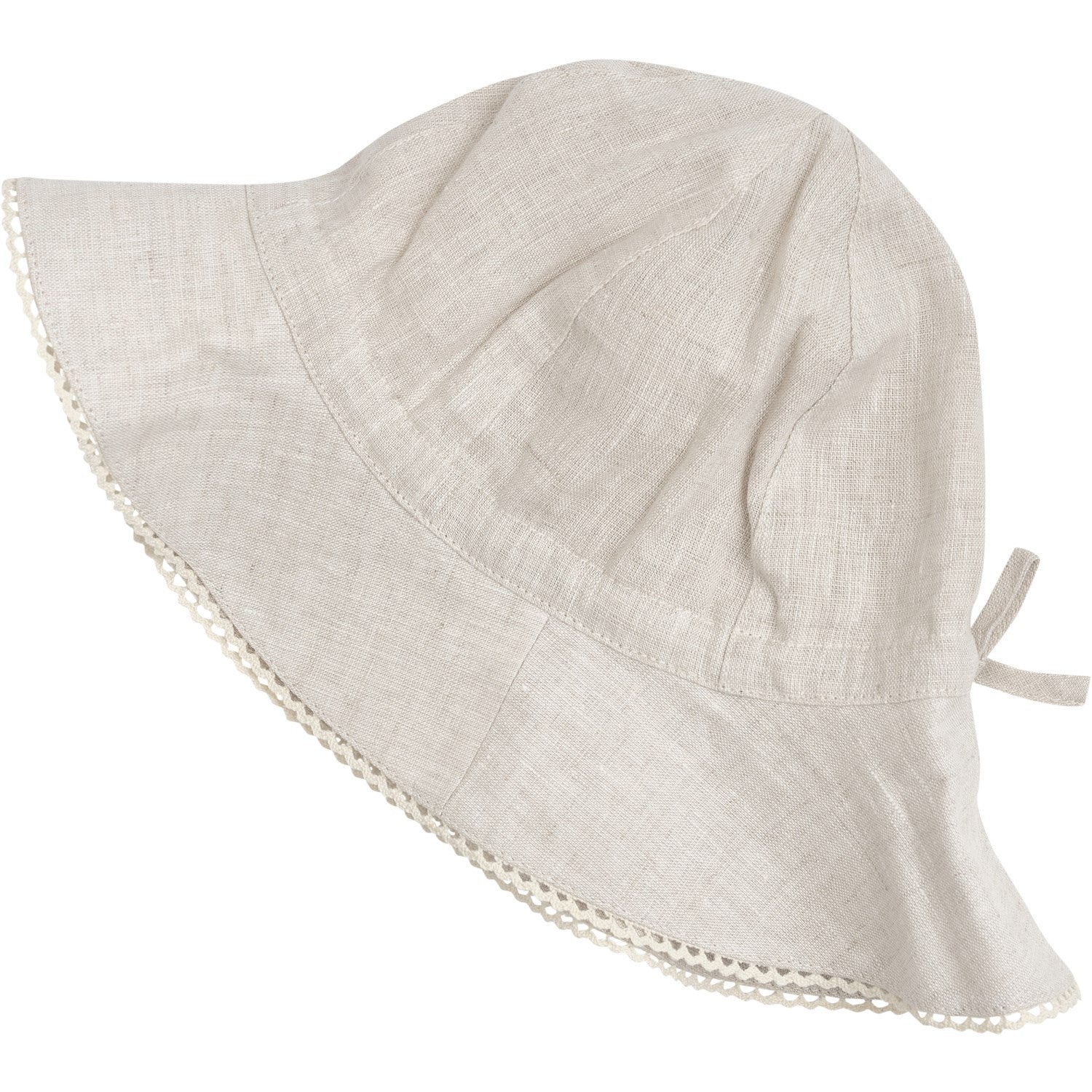 Huttelihut Antique White Summer Hat Linen - Image 3