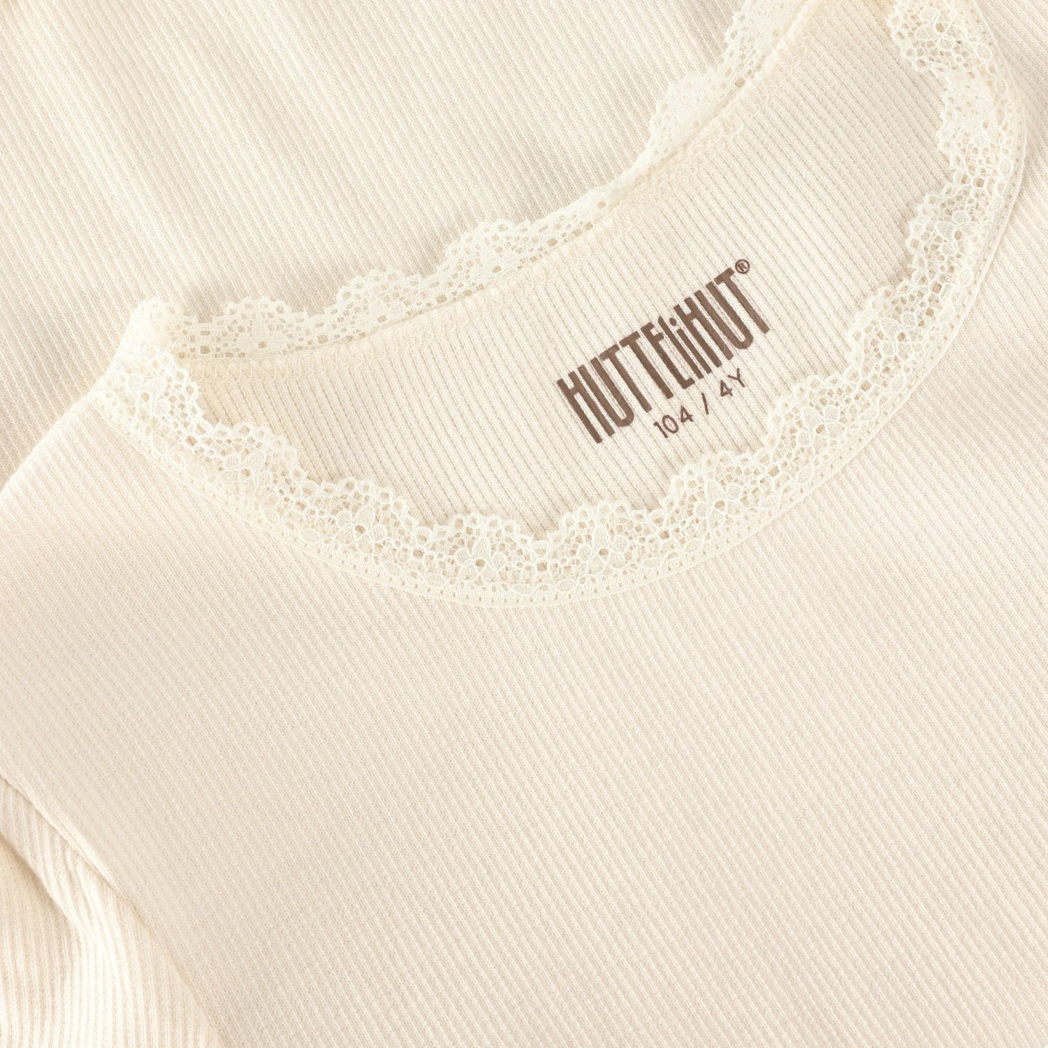 Huttelihut Antique White T-Shirt Ss Rib - Image 2