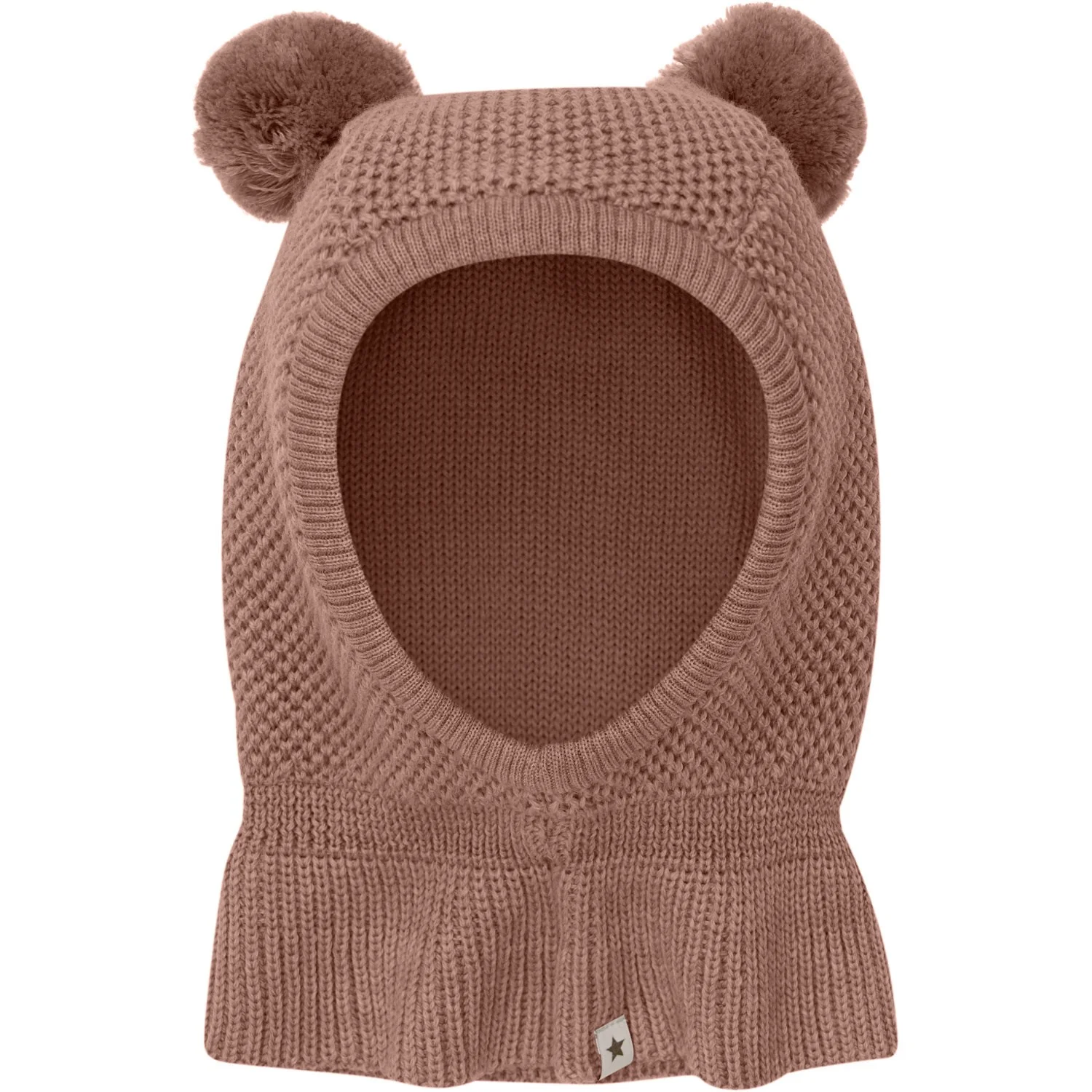 Huttelihut Burlwood Balaclava Windstop Pompoms