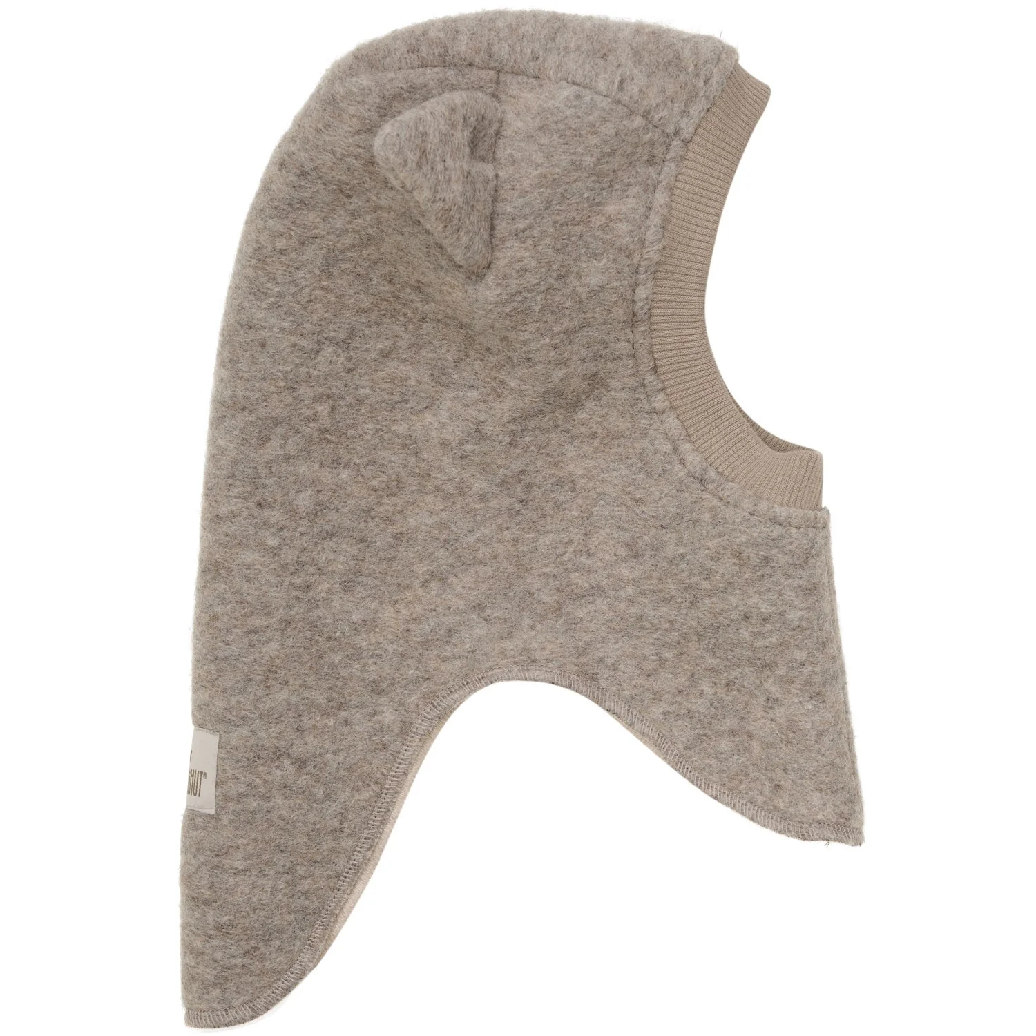 Huttelihut Camel Melange Balaclava Ears Wool - Image 4