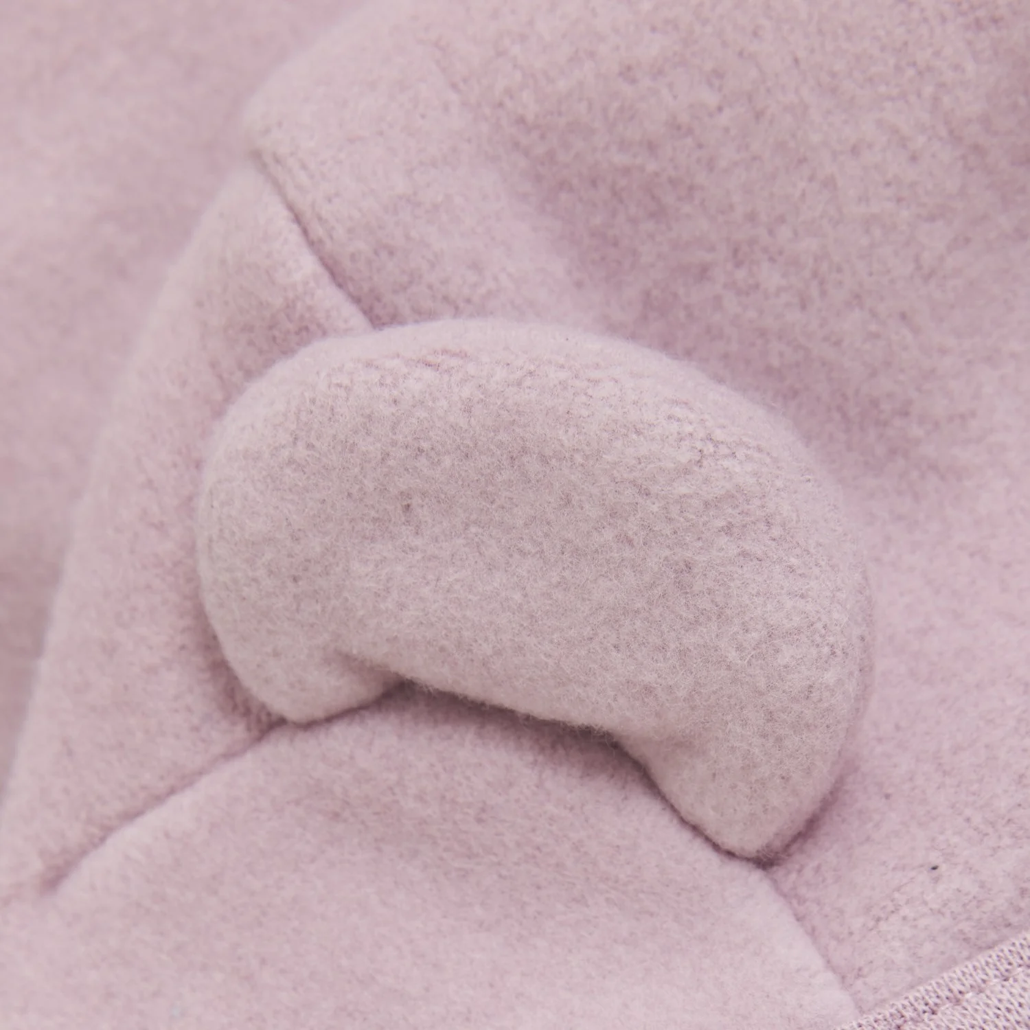 Huttelihut Deauville Mauve Jacket Ears Cotton Fleece - Image 2