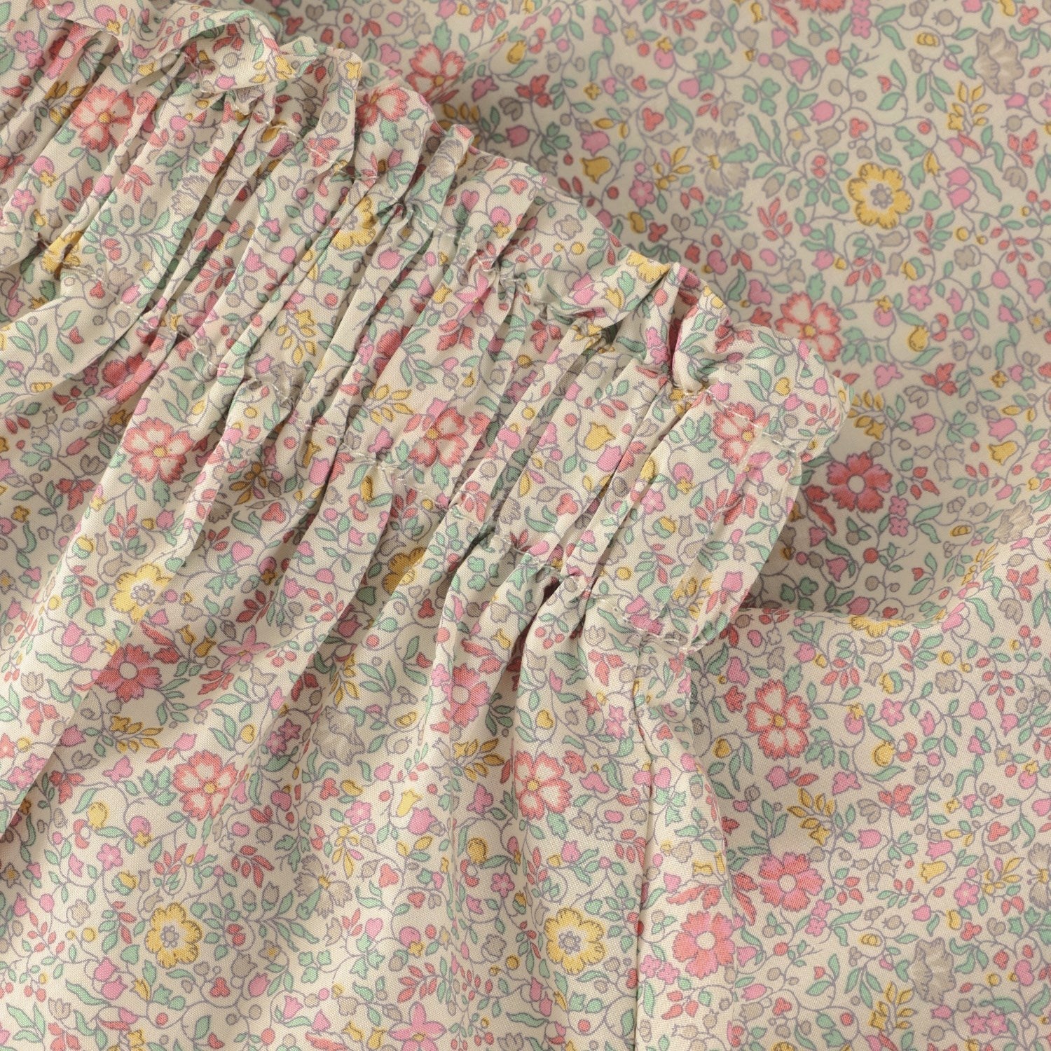 Huttelihut Double Cream Skirt In Liberty Fabric - Image 2