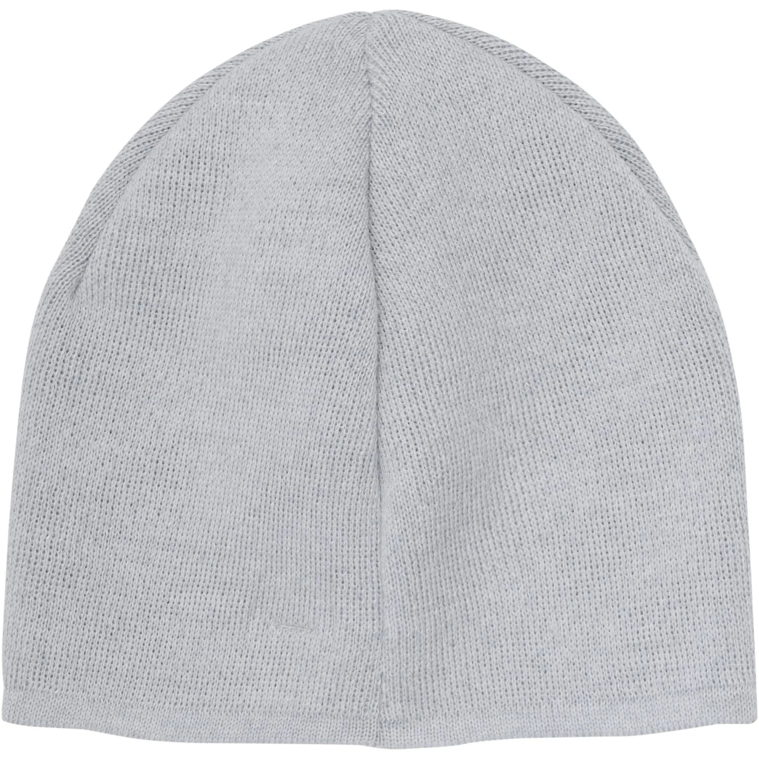 Huttelihut Medium Grey Melange Beanie Solid Wool Knit - Image 2