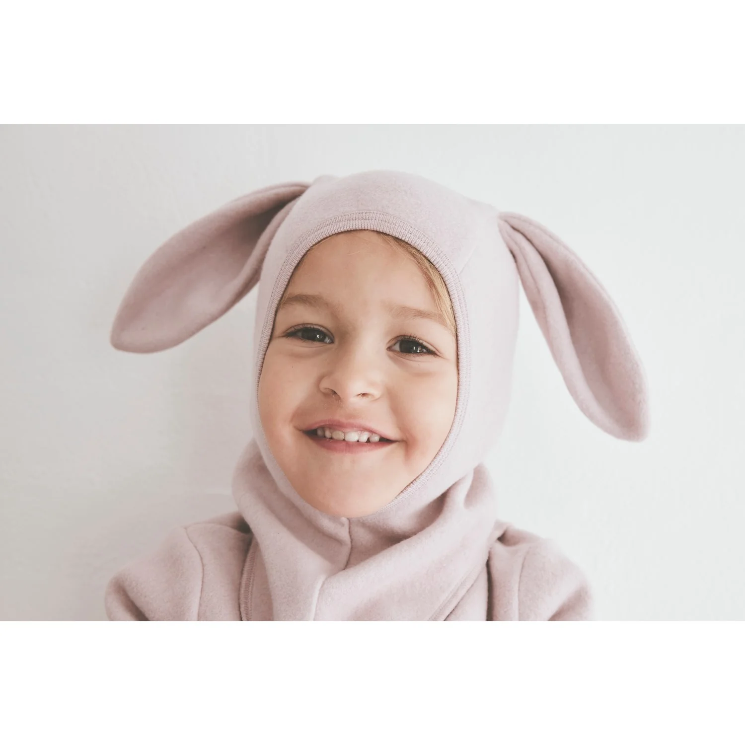 Huttelihut Peach Blush Balaclava Ears Cotton Fleece - Image 2