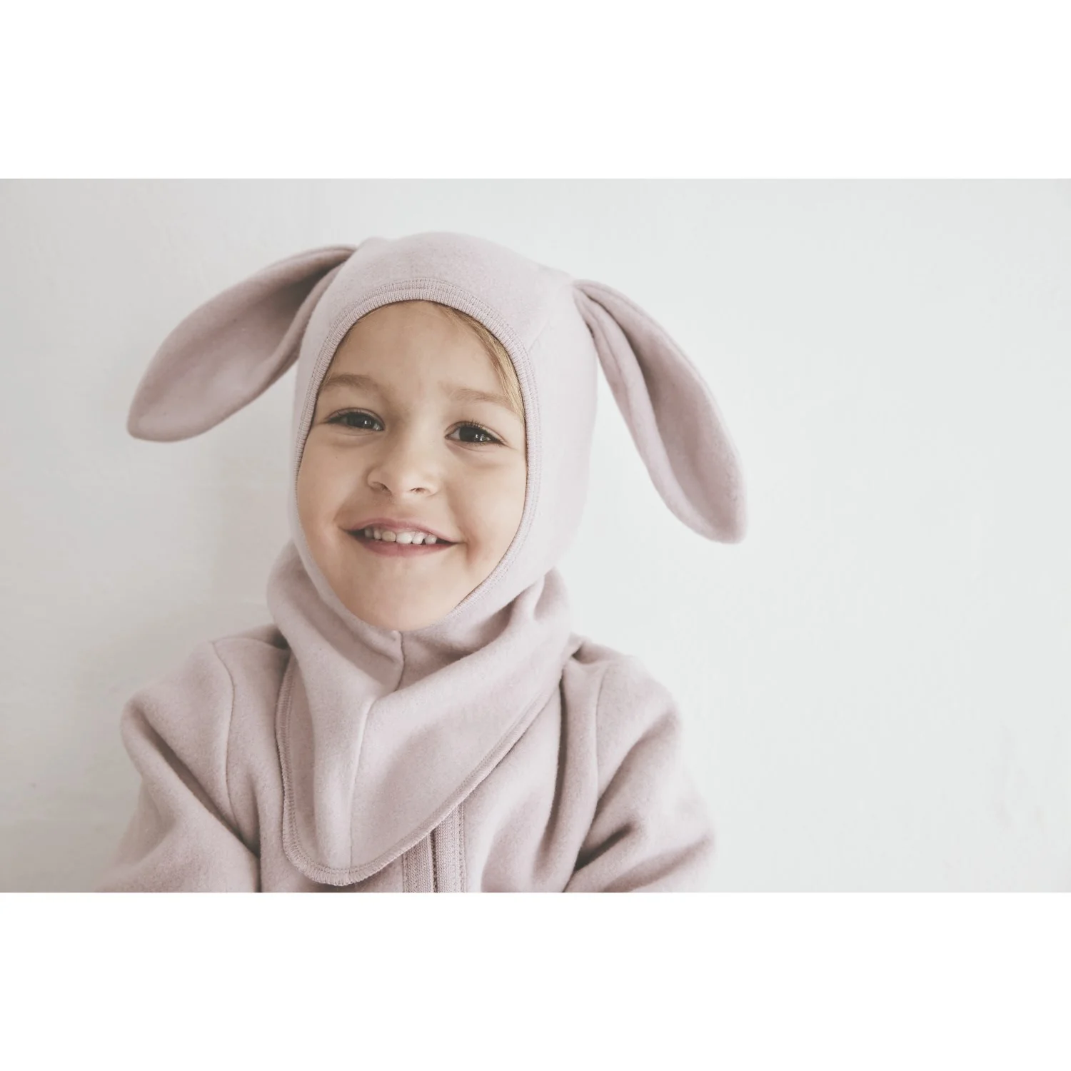 Huttelihut Peach Blush Balaclava Ears Cotton Rib - Image 4