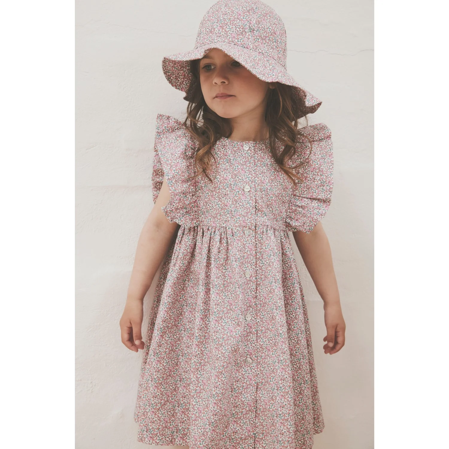 Huttelihut Plumeria Dress Ss In Liberty Fabric - Image 2