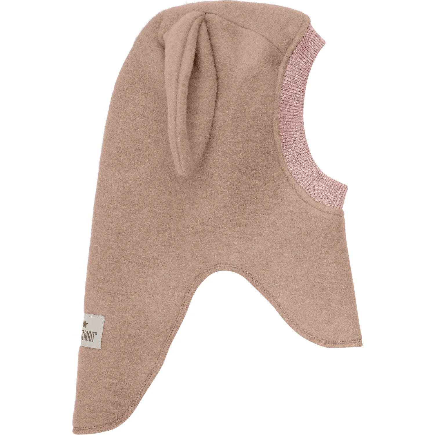Huttelihut Rose Melange Balaclava Ears Wool - Image 3