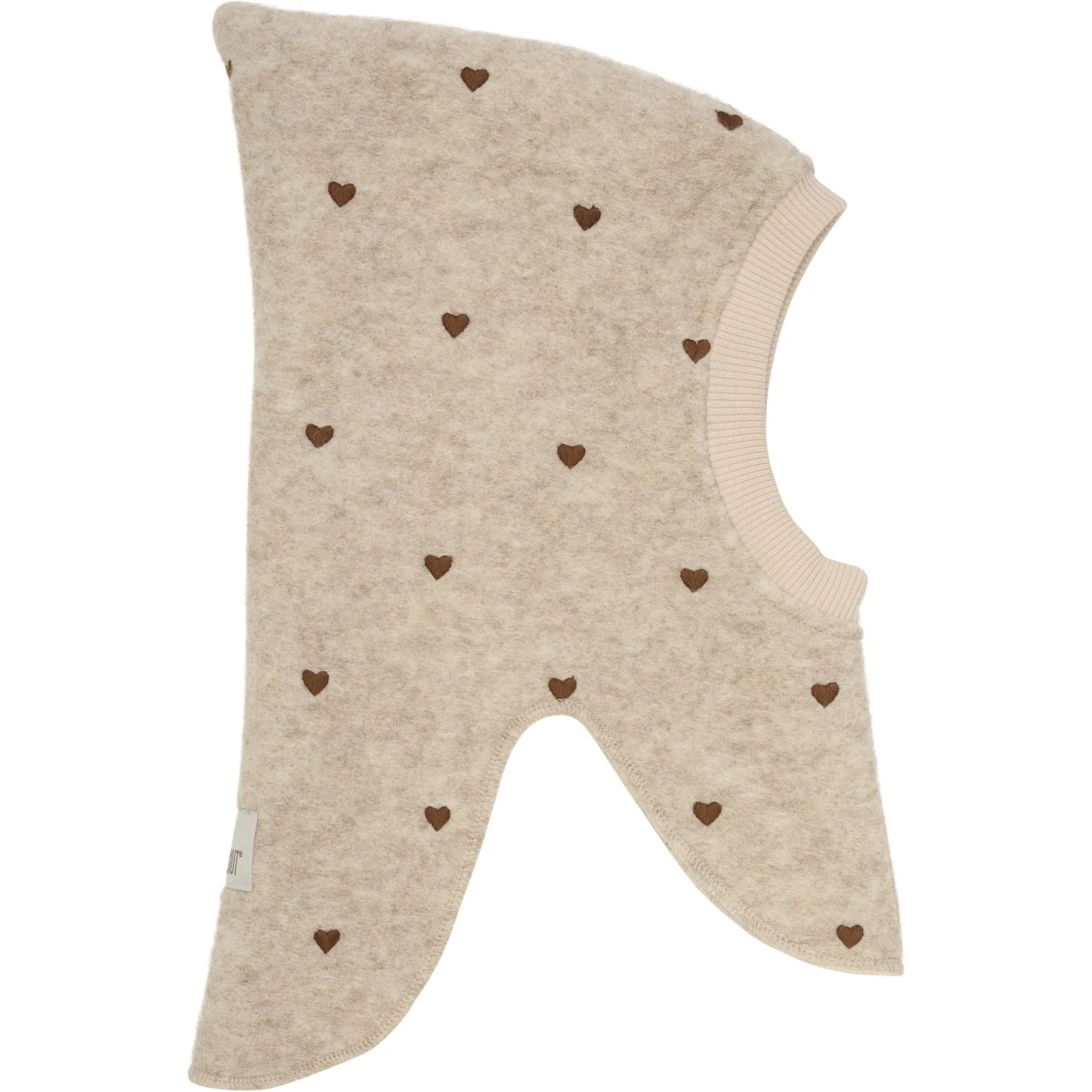 Huttelihut Sand Melange Balaclava All Over Emb. Wool - Image 4