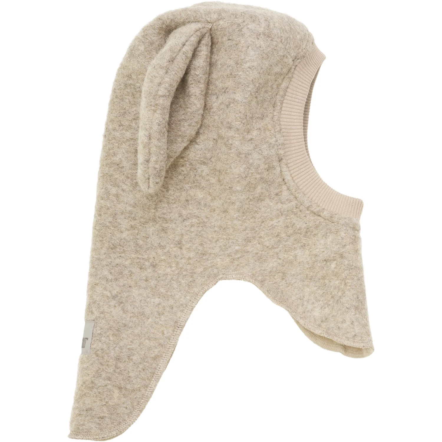 Huttelihut Sand Melange Balaclava Ears Wool - Image 3