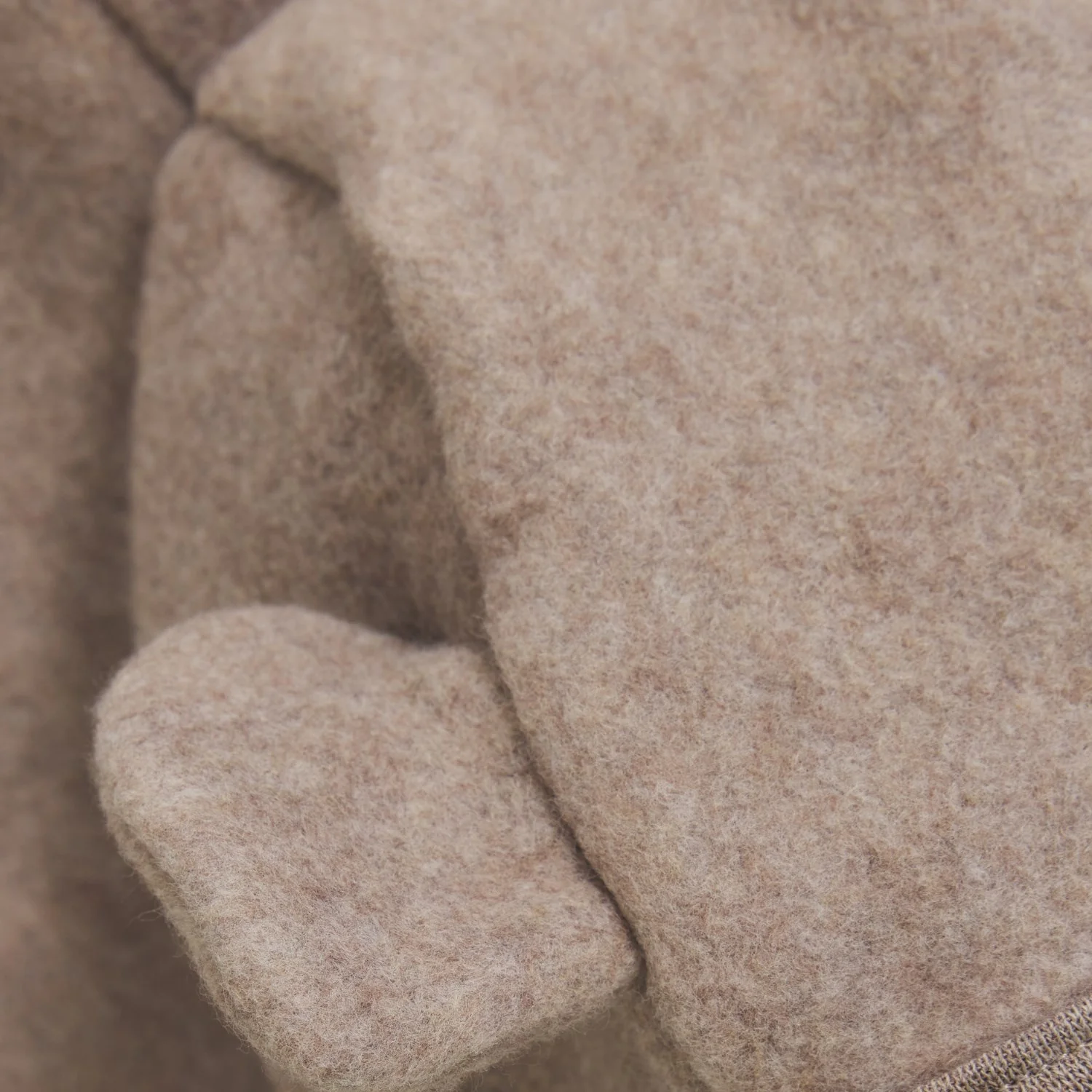 Huttelihut Savannah Melange Pram Suit Ears Cot. Fleece - Image 3