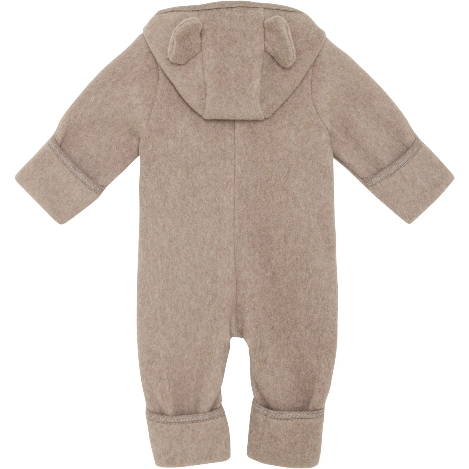 Huttelihut Savannah Melange Pram Suit Ears Cot. Fleece - Image 4