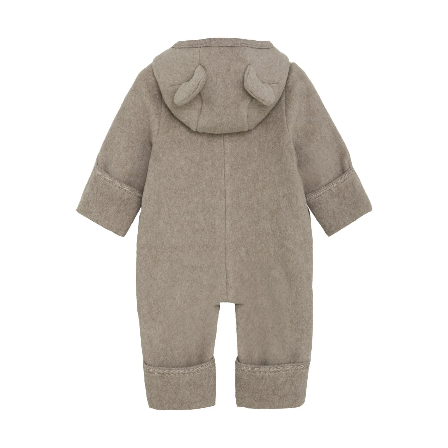Huttelihut Savannah Melange Pram Suit Ears Cotton Fleece - Image 2