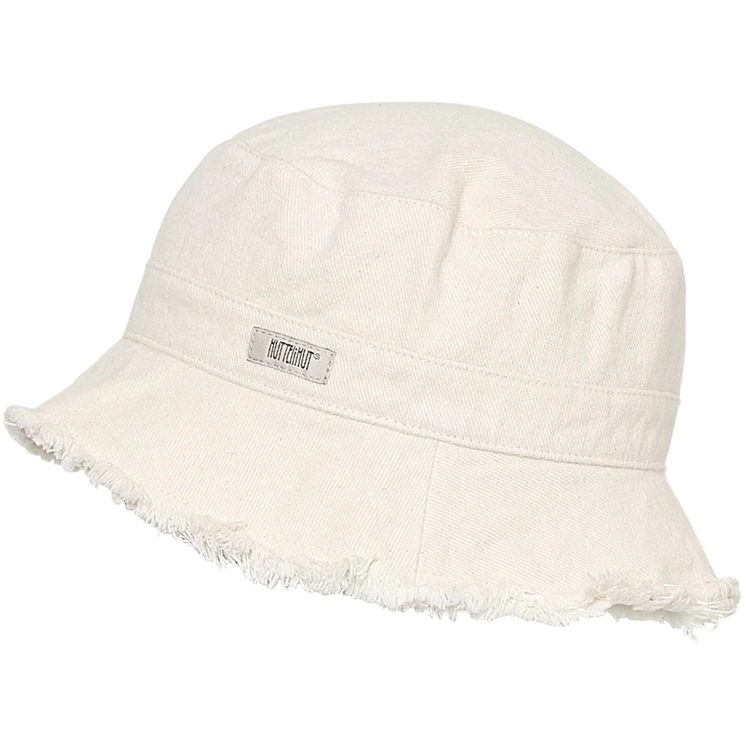 Huttelihut White Pepper Bucket Hat Twill - Image 3