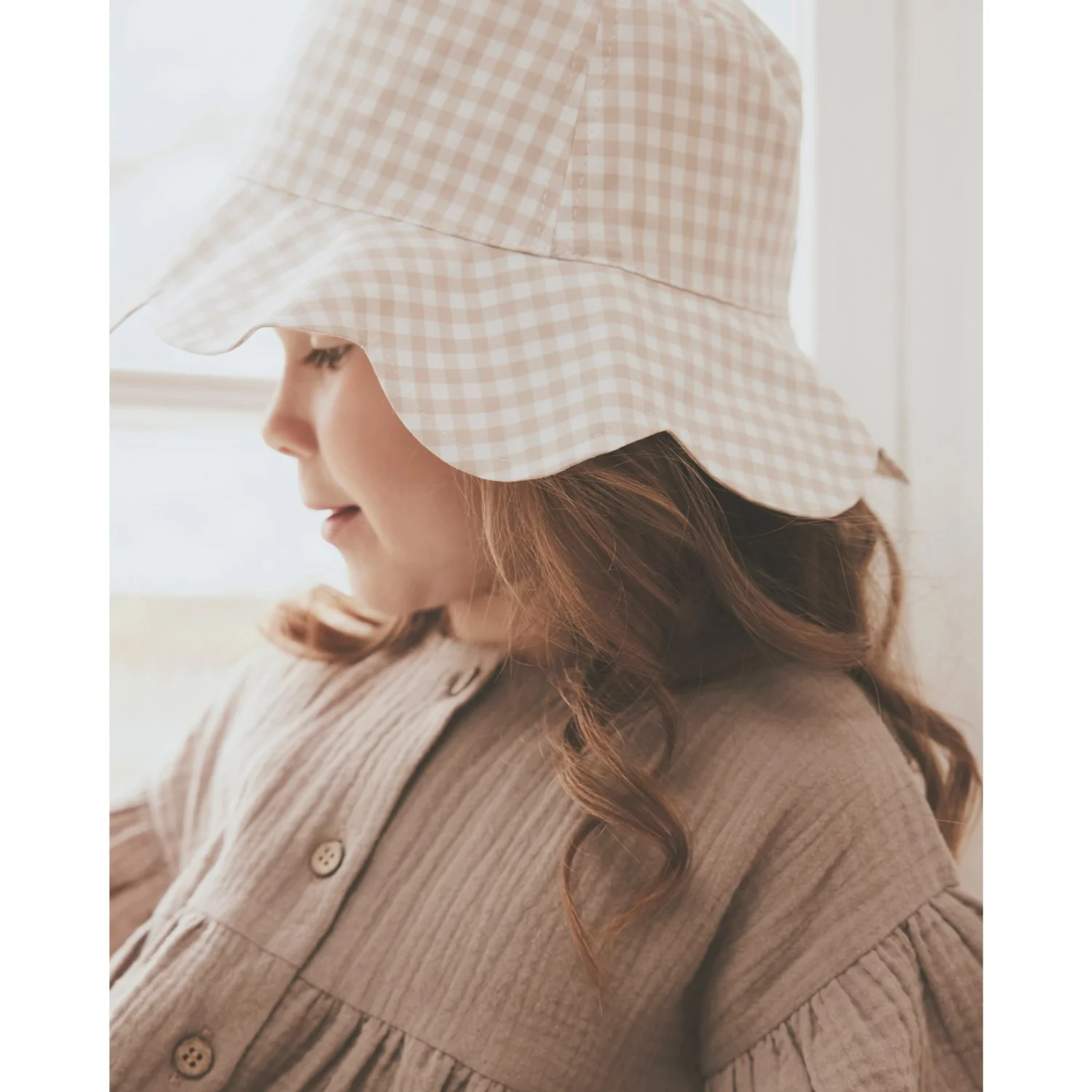 Huttelihut White Pepper Dress Ss Woven Check - Image 3