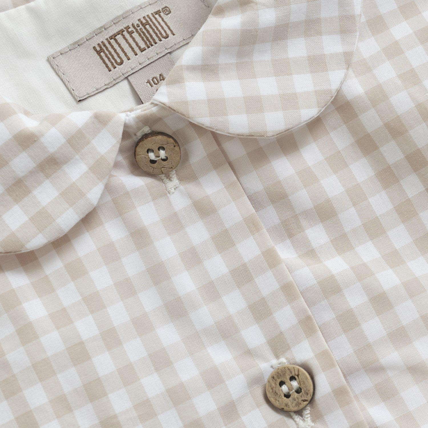 Huttelihut White Pepper Dress Ss Woven Check - Image 4