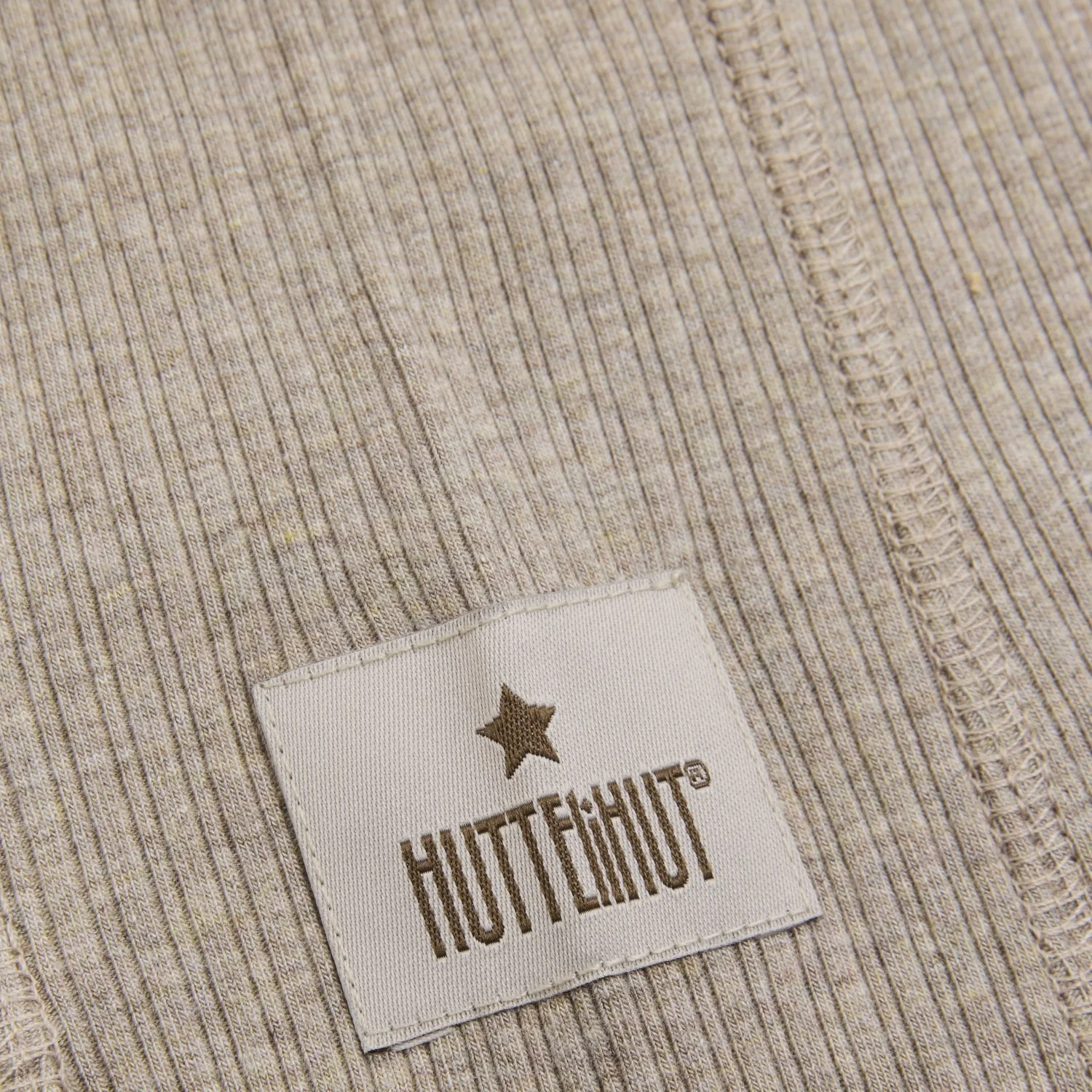 Huttelihut White Pepper Melange Balaclava Rib - Image 2