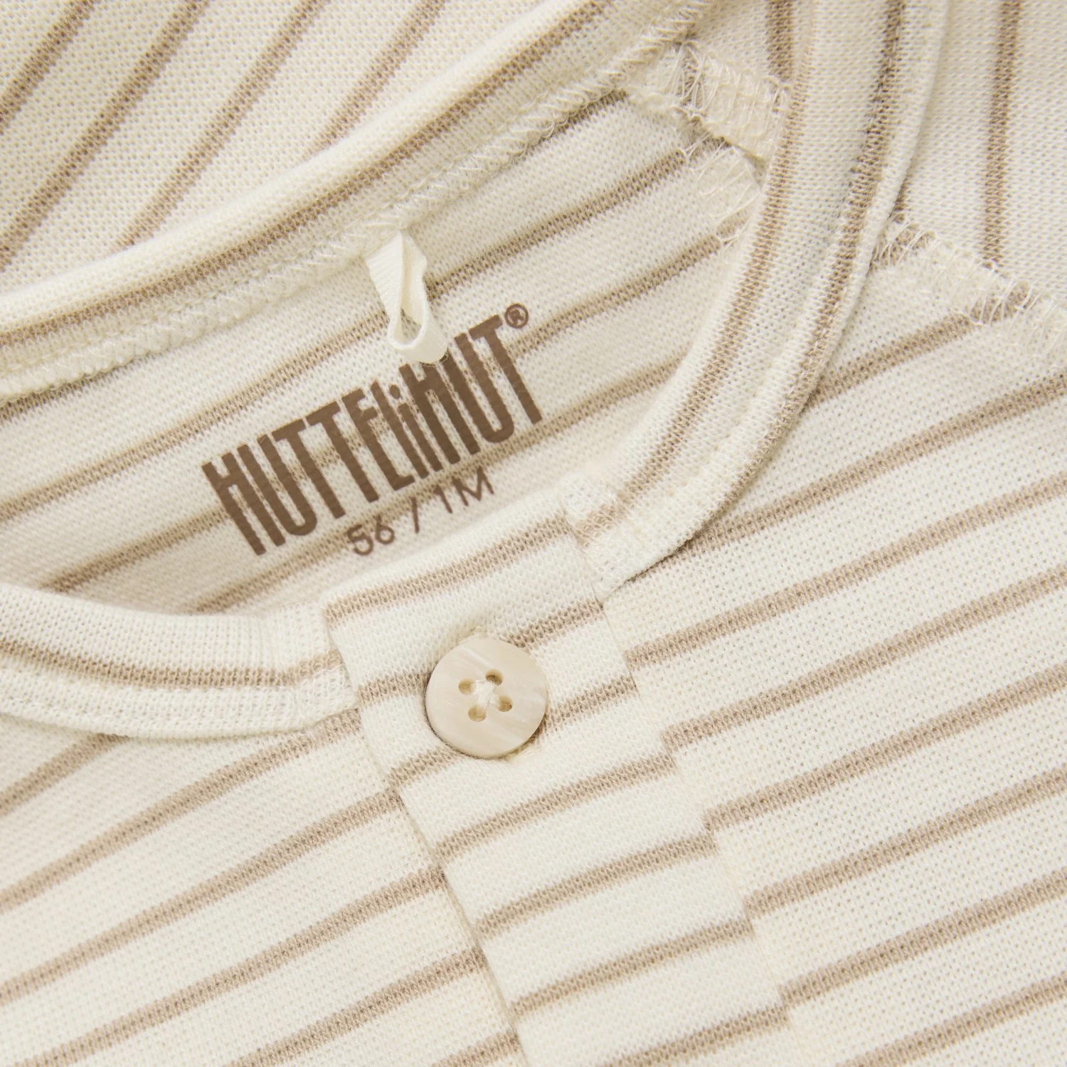 Huttelihut White Pepper Romper Ls Yd Stripe - Image 2
